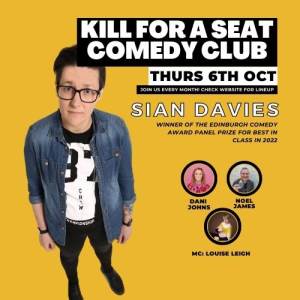 Kill For A Seat Comedy - October 2022
